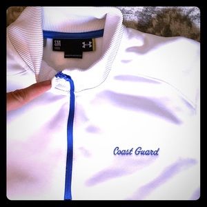 Under Armour Coast Guard pullover white/blue - S/M